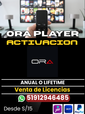 Activacion Ora Player